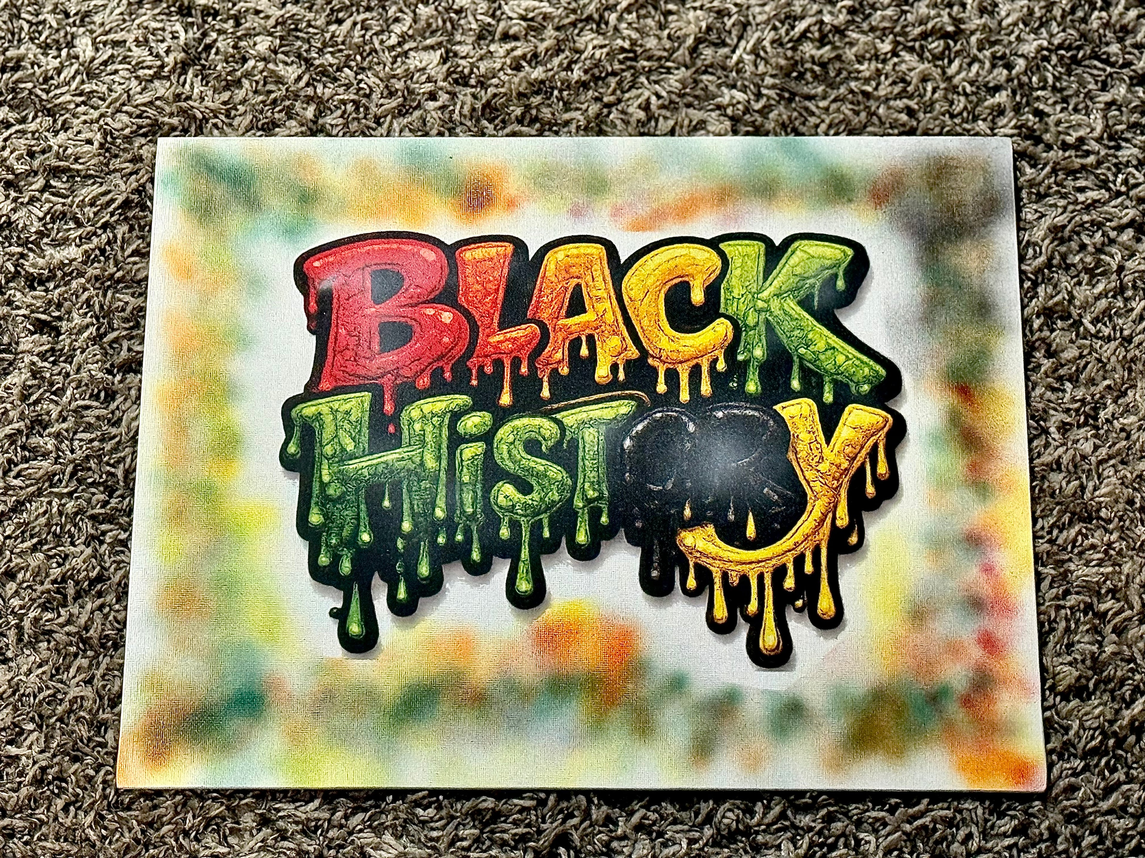 Black History Canvas 11x14