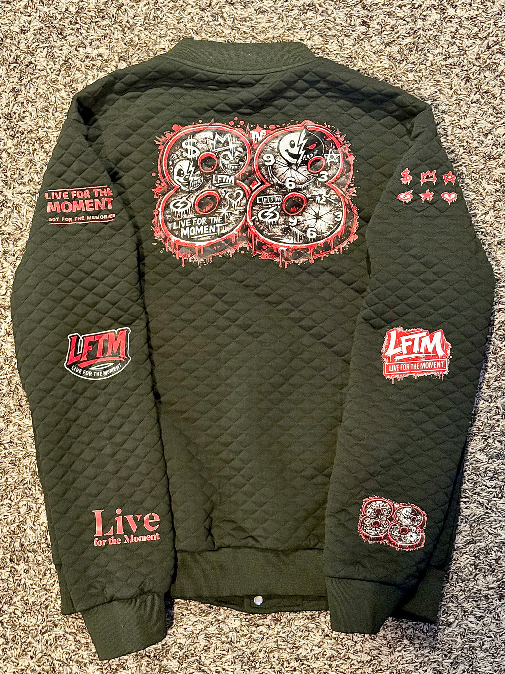 LFTM Varsity Jacket Green