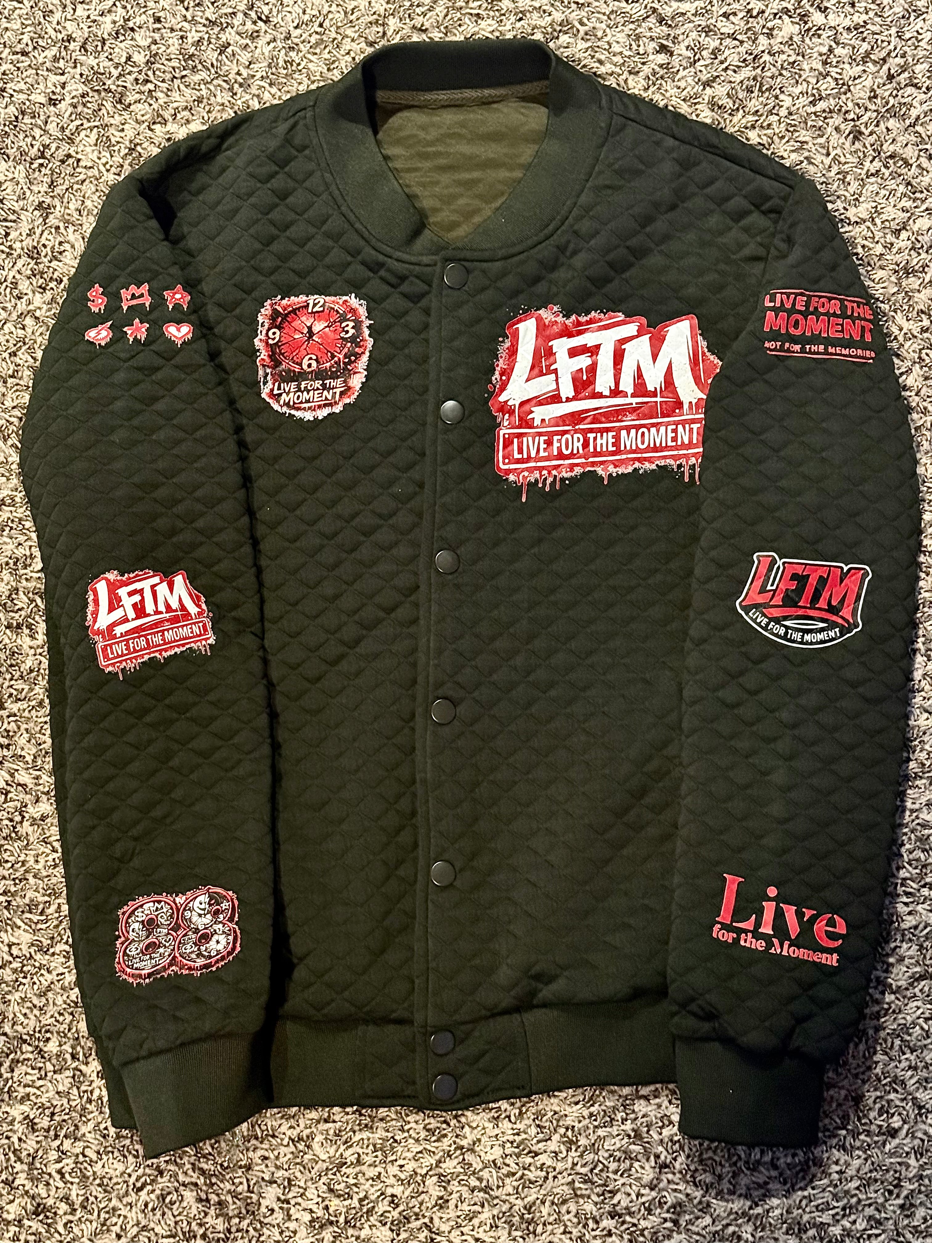 LFTM Varsity Jacket Green