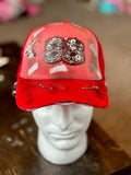 88 Distressed Red Hat