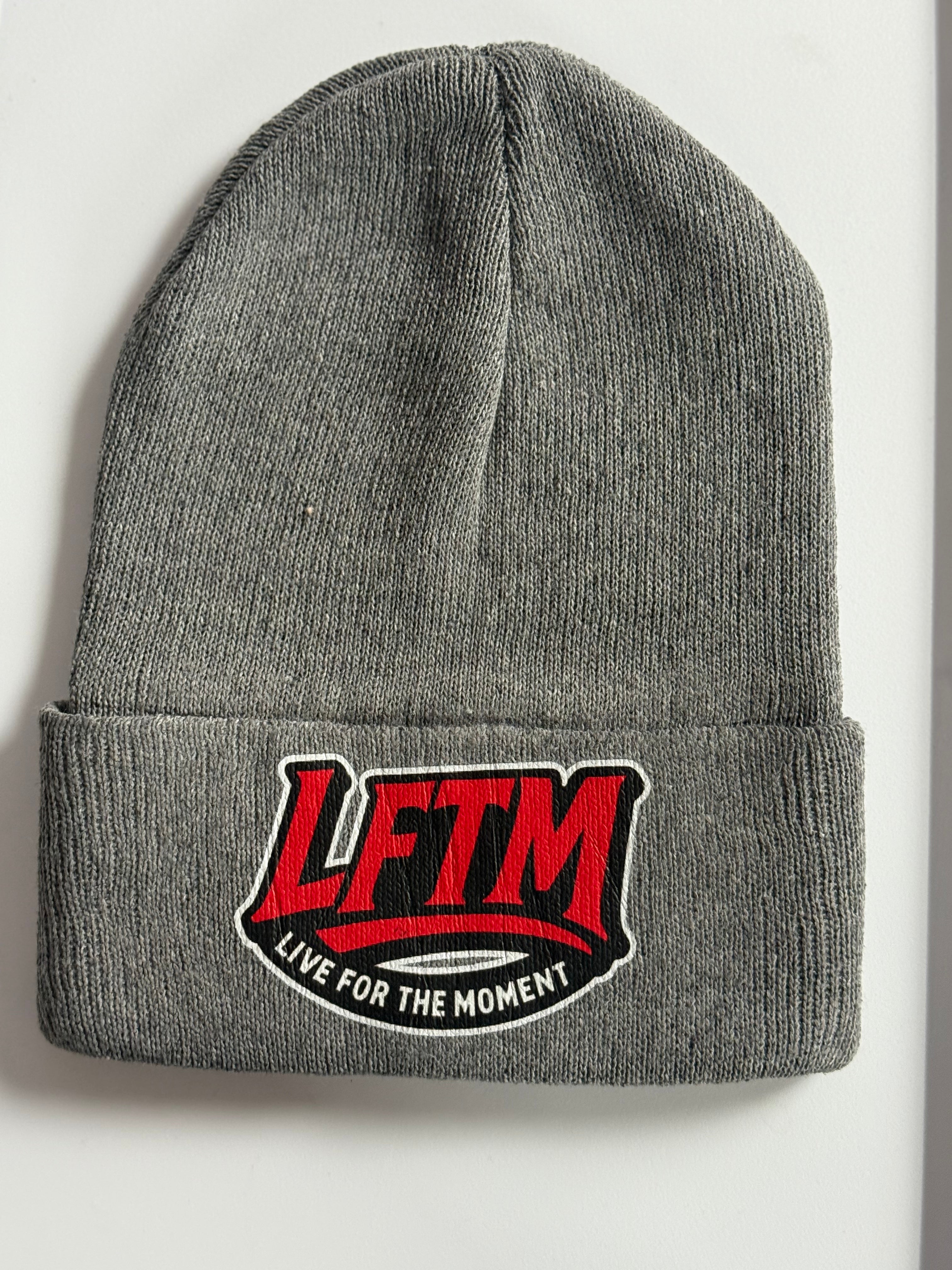 LFTM Grey/Red Beanie