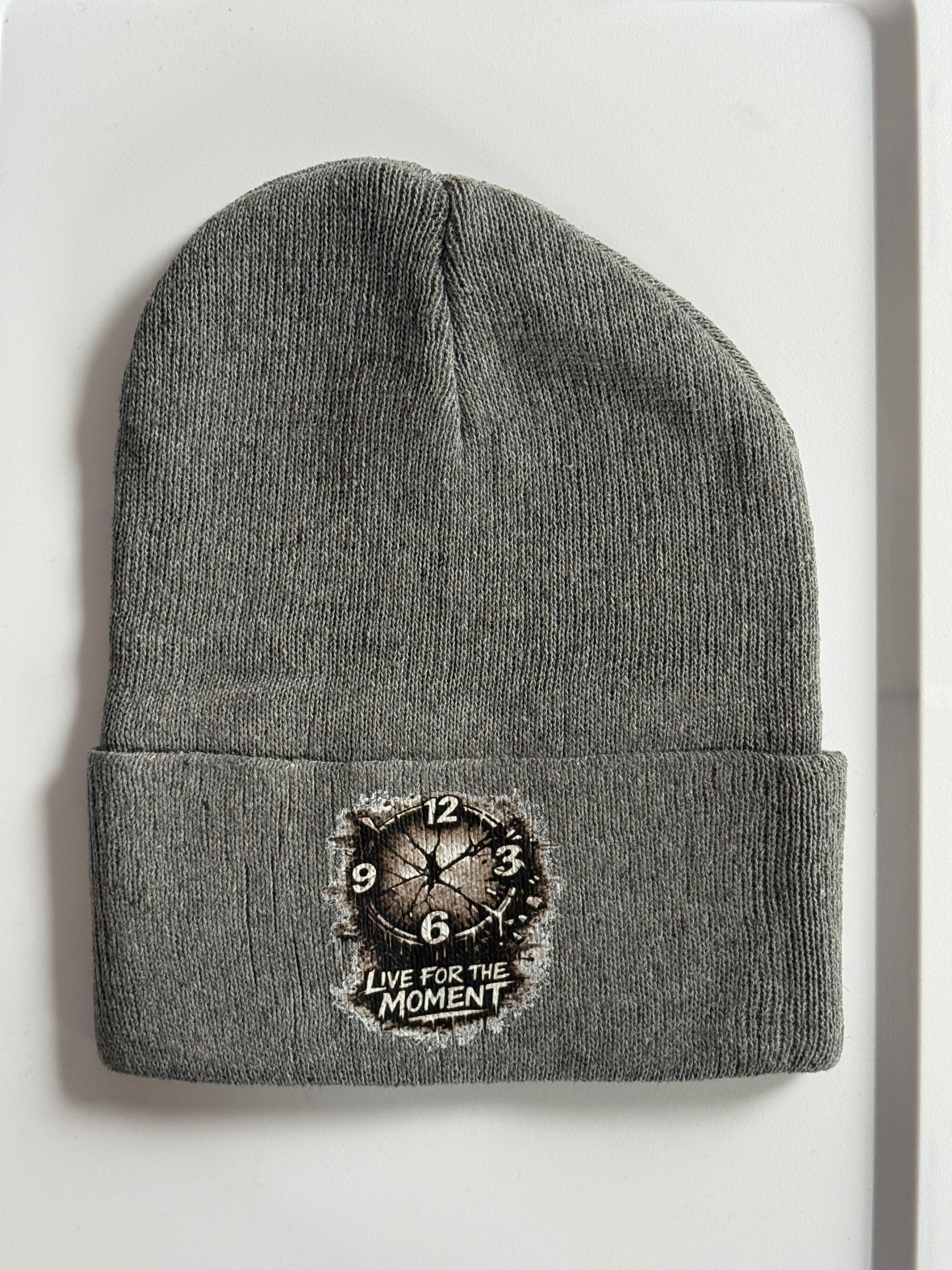 Clock Grey Beanie